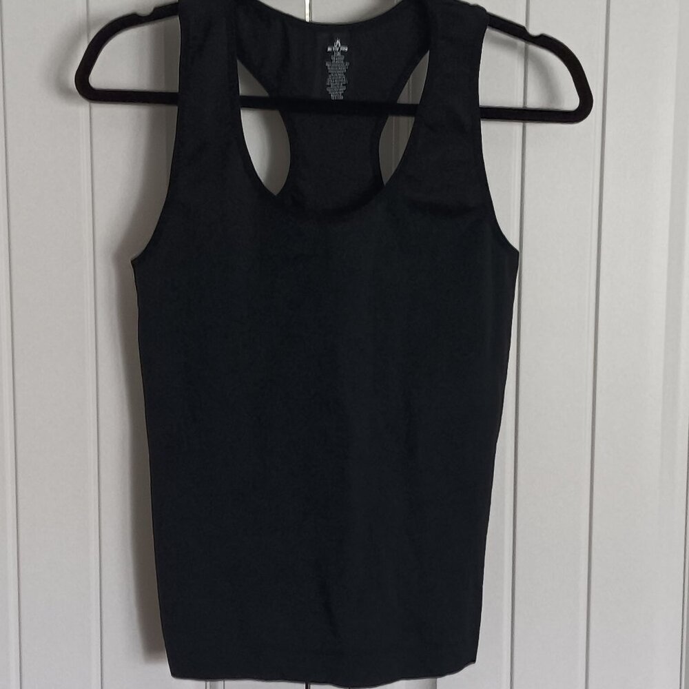 Activ Pro Activewear Tank Top L/XL Black Comfortable & Stretchy Polyester/Spande
